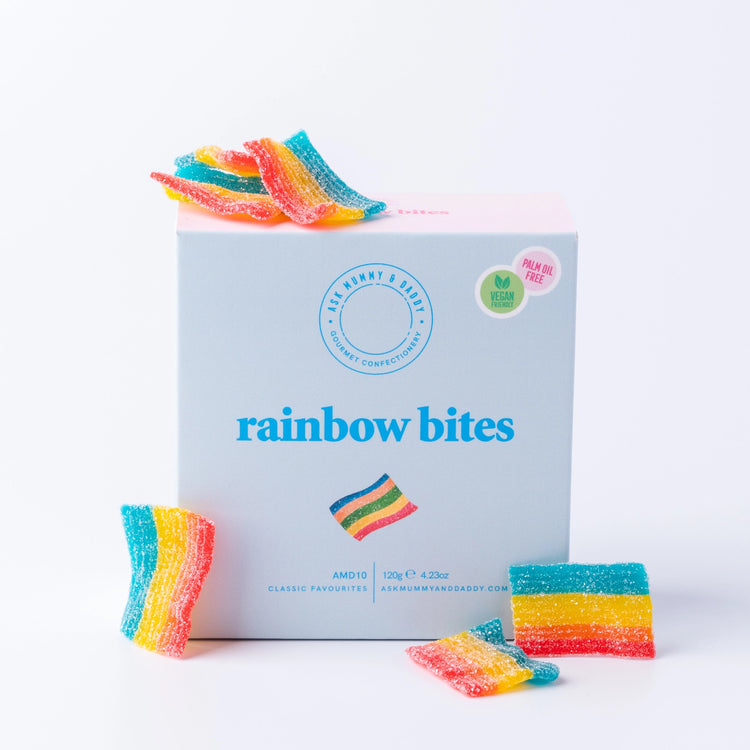 Vegan Rainbow Bites Sweets