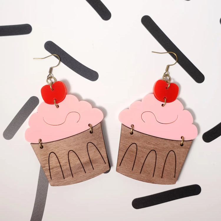 Cupcake Statement Earrings
