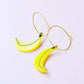 Banana Hoop Earrings
