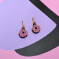Doughnut Huggie Earrings