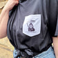 Grim Bowen Pocket Print T-Shirt