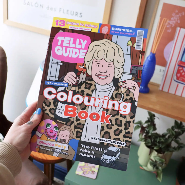 Telly Guide Colouring Book