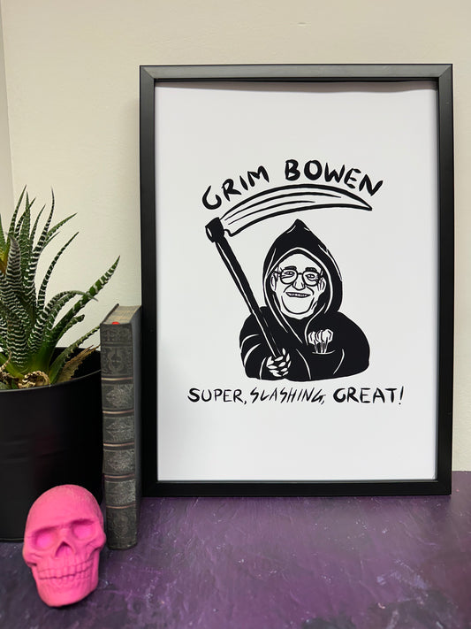 Grim Bowen A4 Print
