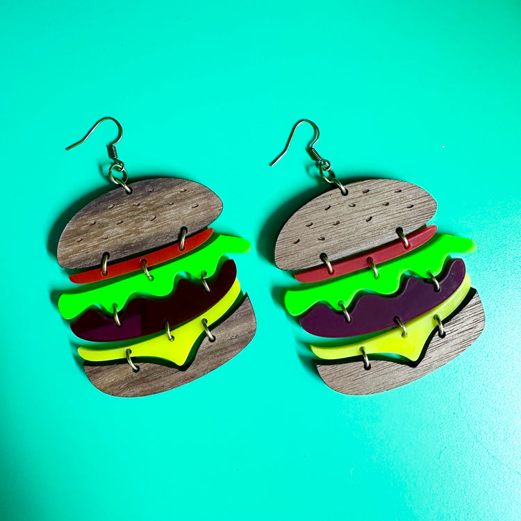Burger Statement Earrings