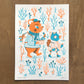 Foraging Friends A4 Print