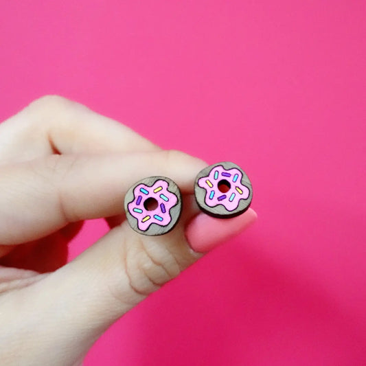 Donut Stud Earrings