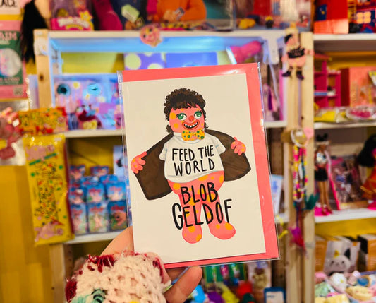 Blob Geldof Card