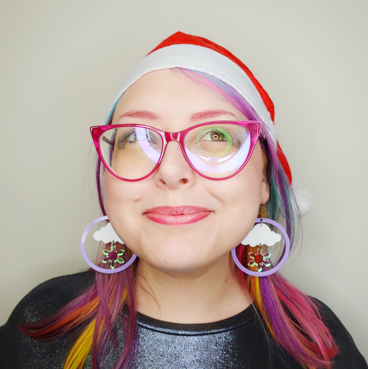 Snowstorm Statement Earrings